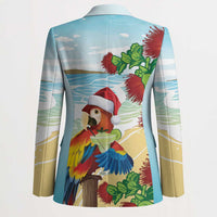 Have A Very Beach Christmas Blazer Parrot By Lehua Flower LT7 - Polynesian Pride