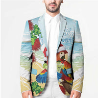 Have A Very Beach Christmas Blazer Parrot By Lehua Flower LT7 - Polynesian Pride