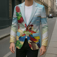Have A Very Beach Christmas Blazer Parrot By Lehua Flower LT7 - Polynesian Pride