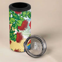 Have A Very Beach Christmas 4 in 1 Can Cooler Tumbler Parrot By Lehua Flower LT7 - Polynesian Pride