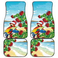 Have A Very Beach Christmas Car Mats Parrot By Lehua Flower LT7 - Polynesian Pride