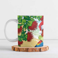 Have A Very Beach Christmas Ceramic Mug Parrot By Lehua Flower LT7 Art - Polynesian Pride