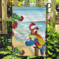 Have A Very Beach Christmas Garden Flag Parrot By Lehua Flower - Polynesian Pride