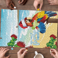 Have A Very Beach Christmas Puzzle Parrot By Lehua Flower LT7 - Polynesian Pride