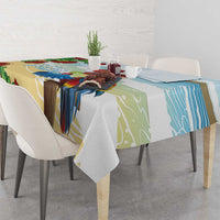 Have A Very Beach Christmas Tablecloth Parrot By Lehua Flower LT7 - Polynesian Pride