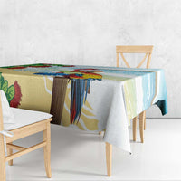 Have A Very Beach Christmas Tablecloth Parrot By Lehua Flower LT7 - Polynesian Pride