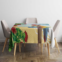 Have A Very Beach Christmas Tablecloth Parrot By Lehua Flower LT7 - Polynesian Pride