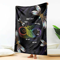 Personalised Polynesian Memorial Blanket Your Wings Were Ready But My Heart Was Not LT7 - Polynesian Pride