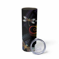Personalised Polynesian Memorial Skinny Tumbler Your Wings Were Ready But My Heart Was Not