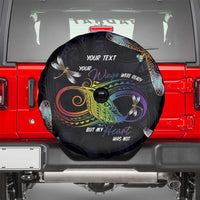 Personalised Polynesian Memorial Spare Tire Cover Your Wings Were Ready But My Heart Was Not LT7 - Polynesian Pride