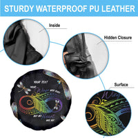 Personalised Polynesian Memorial Spare Tire Cover Your Wings Were Ready But My Heart Was Not LT7 - Polynesian Pride