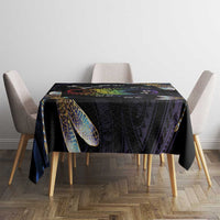 Personalised Polynesian Memorial Tablecloth Your Wings Were Ready But My Heart Was Not LT7 - Polynesian Pride