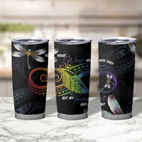 Personalised Polynesian Memorial Tumbler Cup Your Wings Were Ready But My Heart Was Not LT7 - Polynesian Pride