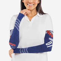 Toa Samoa Rugby Custom Arm Sleeves Ulafala Mix Nifo'oti - Polynesian Pride