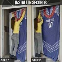 Toa Samoa Rugby Custom Door Cover Ulafala Mix Nifo'oti - Polynesian Pride