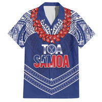 Toa Samoa Rugby Custom Family Matching Off The Shoulder Long Sleeve Dress and Hawaiian Shirt Ulafala Mix Nifo'oti - Polynesian Pride