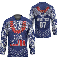 Toa Samoa Rugby Custom Hockey Jersey Ulafala Mix Nifo'oti LT7 - Polynesian Pride