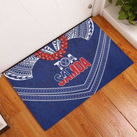 Toa Samoa Rugby Rubber Doormat Ulafala Mix Nifo'oti - Polynesian Pride