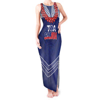 Toa Samoa Rugby Custom Tank Maxi Dress Ulafala Mix Nifo'oti - Polynesian Pride