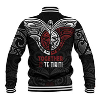 Maori Hongi Toitu Te Tiriti Baseball Jacket Tangata Tiriti Stand With Tangata Whenua LT7 - Polynesian Pride