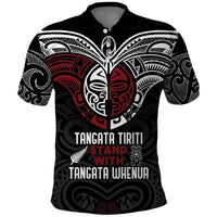 Maori Hongi Toitu Te Tiriti Polo Shirt Tangata Tiriti Stand With Tangata Whenua
