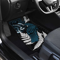 New Zealand Tui Bird Car Mats Maori Kowhaiwhai LT7 - Polynesian Pride