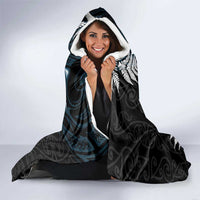 New Zealand Tui Bird Hooded Blanket Maori Kowhaiwhai LT7 - Polynesian Pride