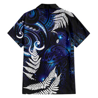 New Zealand Maori Matariki Family Matching Off Shoulder Maxi Dress and Hawaiian Shirt Tui Bird Galaxy