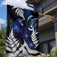 New Zealand Maori Matariki Garden Flag Tui Bird Galaxy