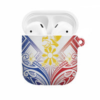 Philippines Tribal Sun AirPods Case Hunting Eagle LT7 White - Polynesian Pride