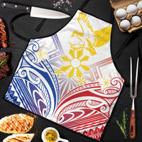 Philippines Tribal Sun Apron Hunting Eagle LT7 White - Polynesian Pride