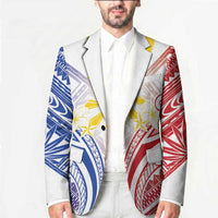 Philippines Tribal Sun Personalized Blazer Hunting Eagle LT7 - Polynesian Pride