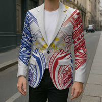 Philippines Tribal Sun Personalized Blazer Hunting Eagle LT7 - Polynesian Pride
