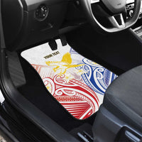 Philippines Tribal Sun Personalized Car Mats Hunting Eagle LT7 - Polynesian Pride
