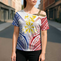 Philippines Tribal Sun Personalized Cross Shoulder Shirt Hunting Eagle LT7 - Polynesian Pride