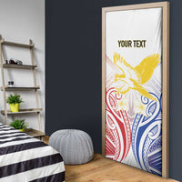 Philippines Tribal Sun Personalized Door Cover Hunting Eagle