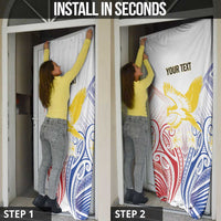 Philippines Tribal Sun Personalized Door Cover Hunting Eagle