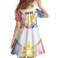 Philippines Tribal Sun Personalized Family Matching Summer Maxi Dress and Hawaiian Shirt Hunting Eagle