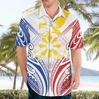 Philippines Tribal Sun Personalized Hawaiian Shirt Hunting Eagle LT7 - Polynesian Pride