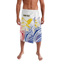 Philippines Tribal Sun Personalized Lavalava Hunting Eagle LT7 White - Polynesian Pride