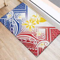 Philippines Tribal Sun Rubber Doormat Hunting Eagle LT7 - Polynesian Pride