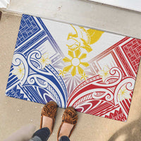 Philippines Tribal Sun Rubber Doormat Hunting Eagle LT7 - Polynesian Pride