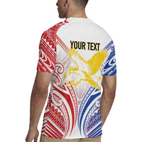 Philippines Tribal Sun Personalized Rugby Jersey Hunting Eagle LT7 - Polynesian Pride