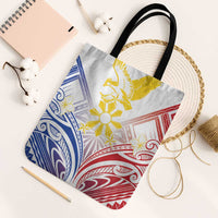 Philippines Tribal Sun Tote Bag Hunting Eagle LT7 Black Strap One Size White - Polynesian Pride