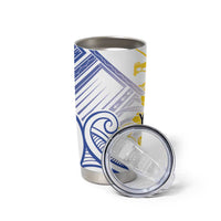 Philippines Tribal Sun Personalized Tumbler Cup Hunting Eagle LT7 - Polynesian Pride