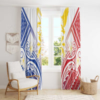 Philippines Tribal Sun Window Curtain Hunting Eagle LT7 - Polynesian Pride