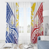 Philippines Tribal Sun Window Curtain Hunting Eagle LT7 - Polynesian Pride