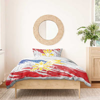 Filipino Sun and Stars Bedding Set Grunge Vibes LT7 - Polynesian Pride