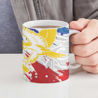 Personalized Filipino Sun and Stars Ceramic Mug Grunge Vibes LT7 - Polynesian Pride