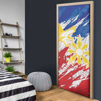 Filipino Sun and Stars Door Cover Grunge Vibes